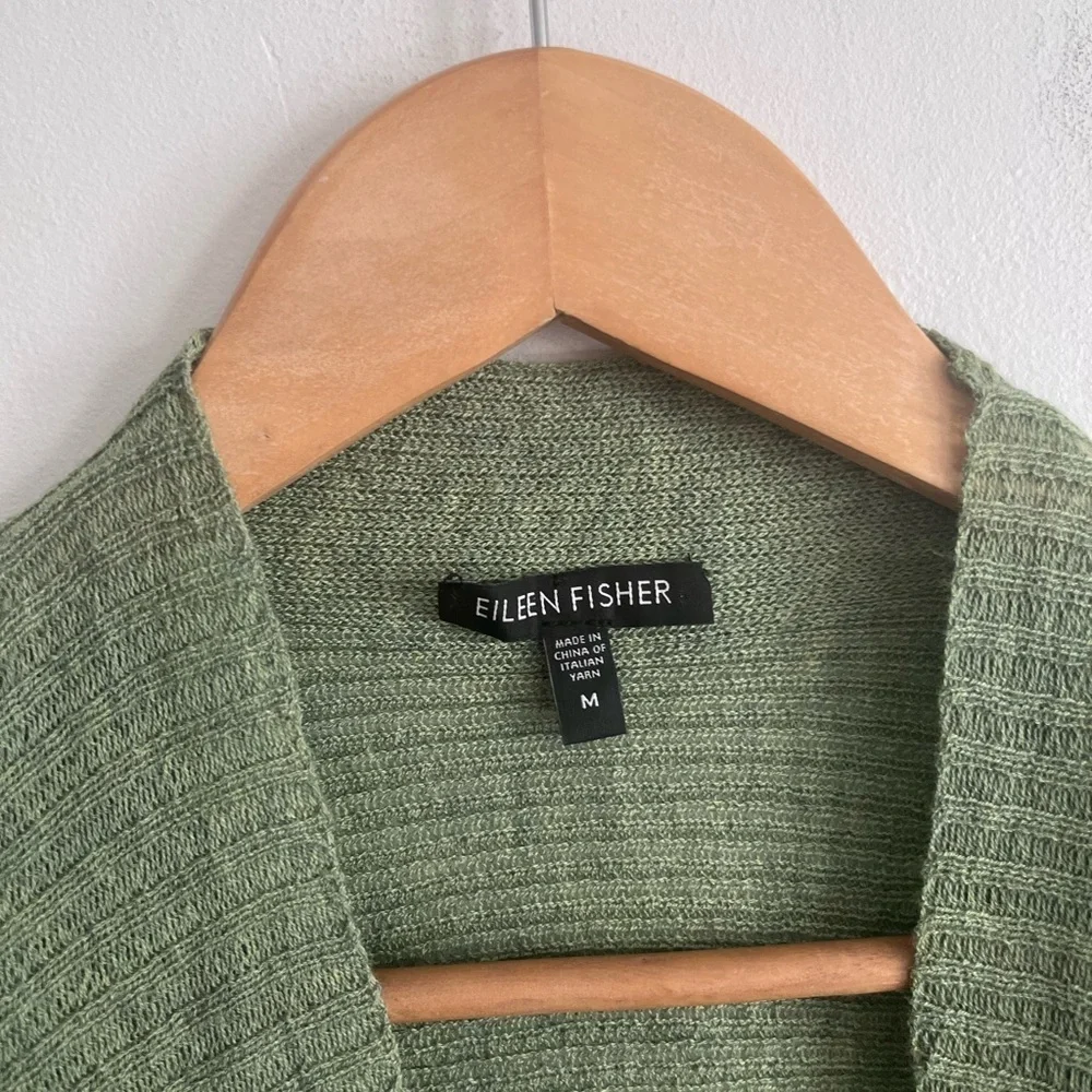 Eileen Fisher Wool Open front Cardigan